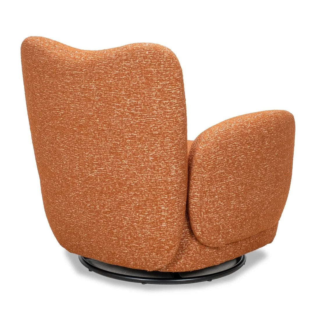 Aurora Swivel Chair - Terracotta