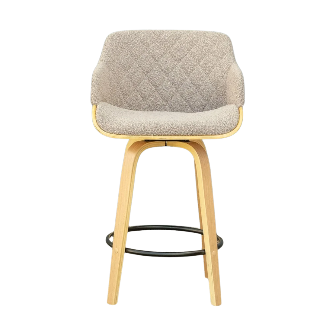 Bodhi 4 Leg Barstool - Oak