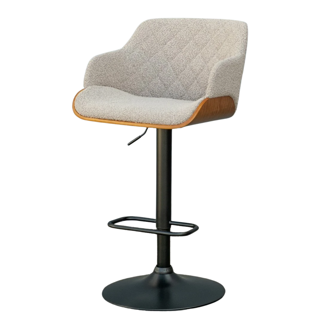 Bodhi Gas Lift Barstool - Walnut