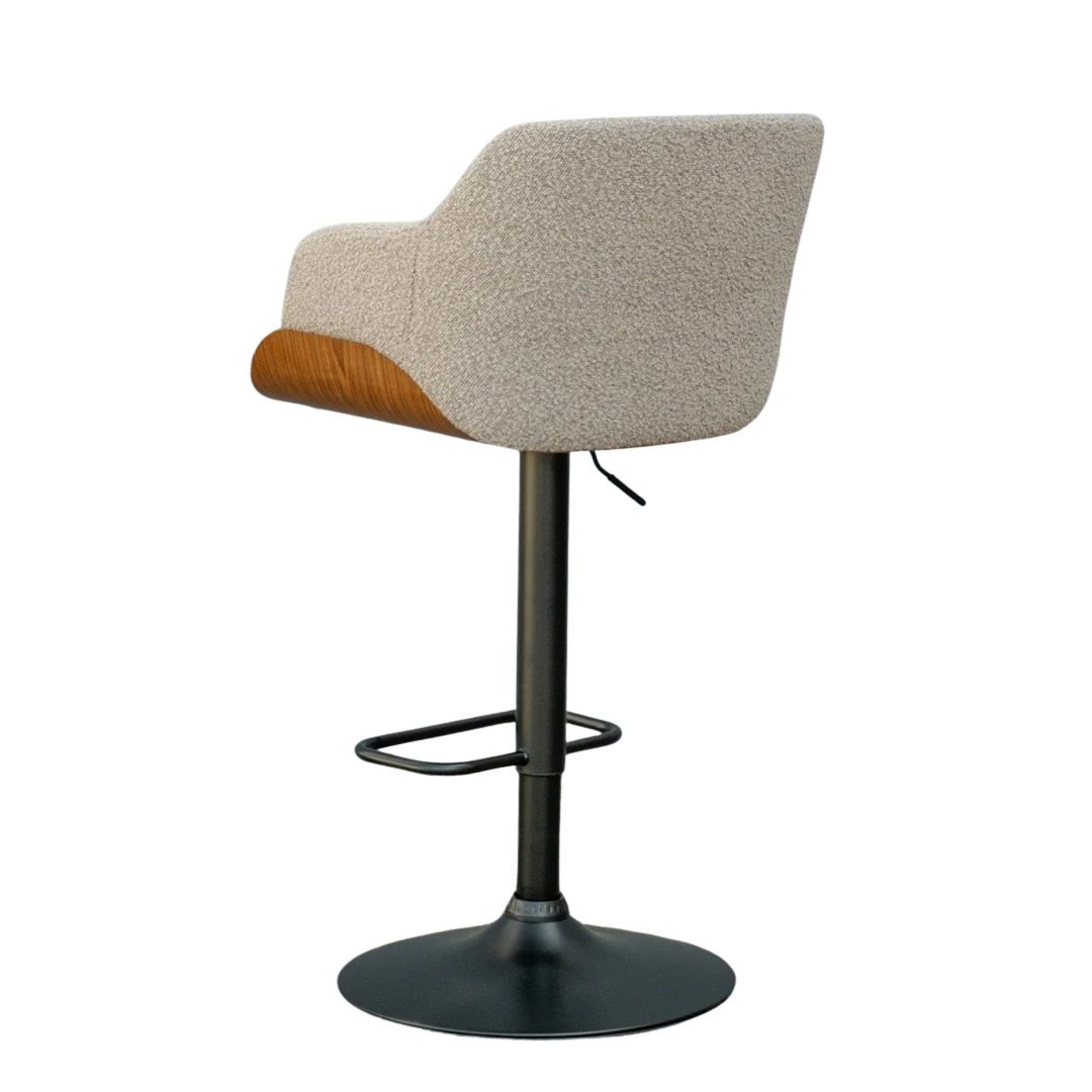 Bodhi Gas Lift Barstool - Walnut