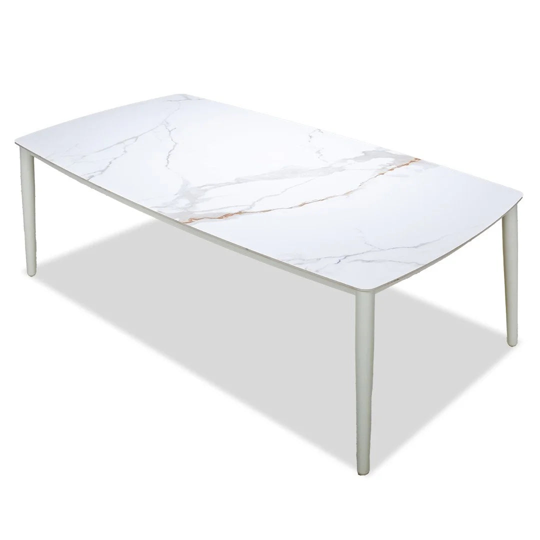 Broome 1800mm Autumn Gold Ceramic Dining Table