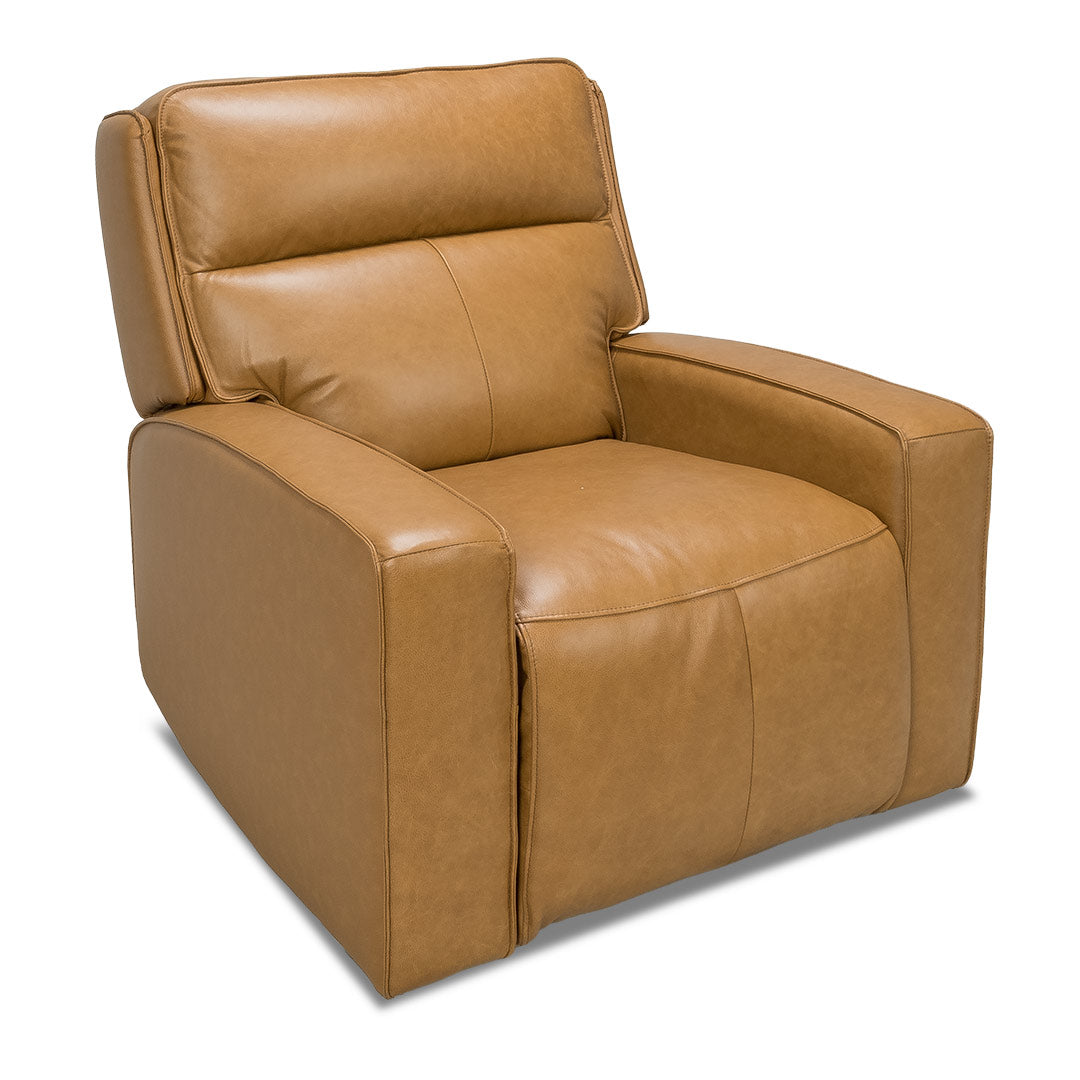 Bugatti Leather Recliner - Honey