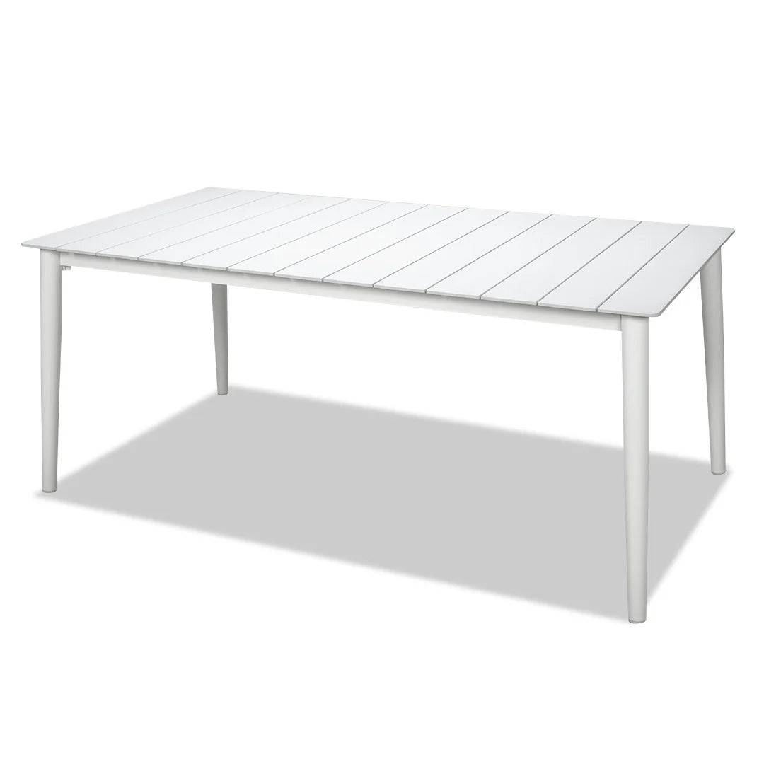 Cairns Outdoor Dining Table 1800mm - White