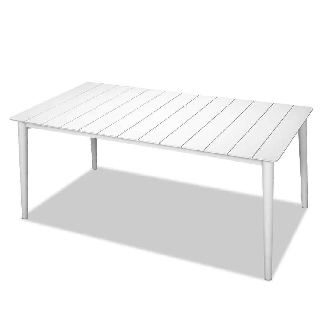 Cairns Outdoor Dining Table 1800mm - White