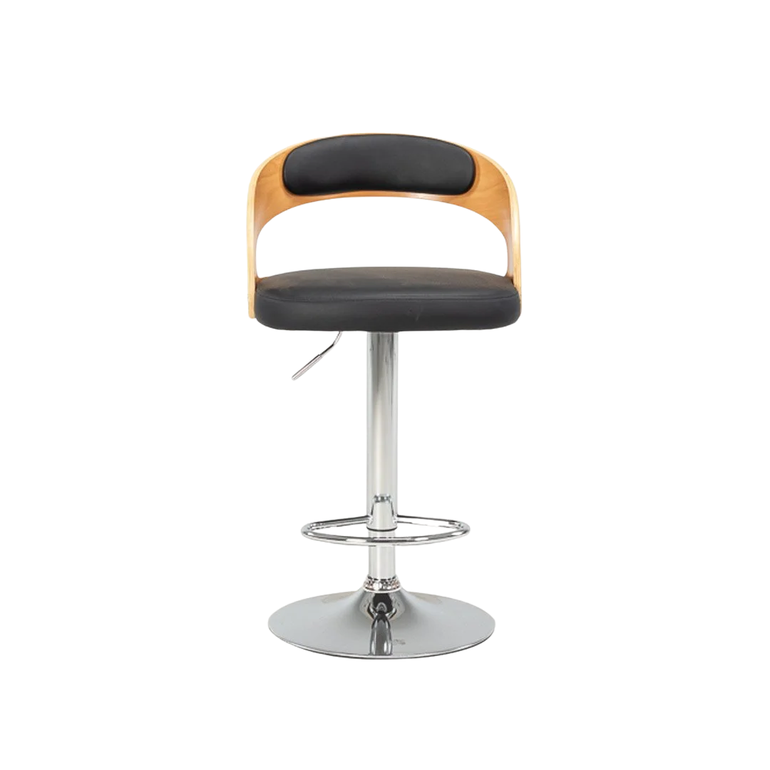 Captain Barstool (Gas Lift) Black/Natural