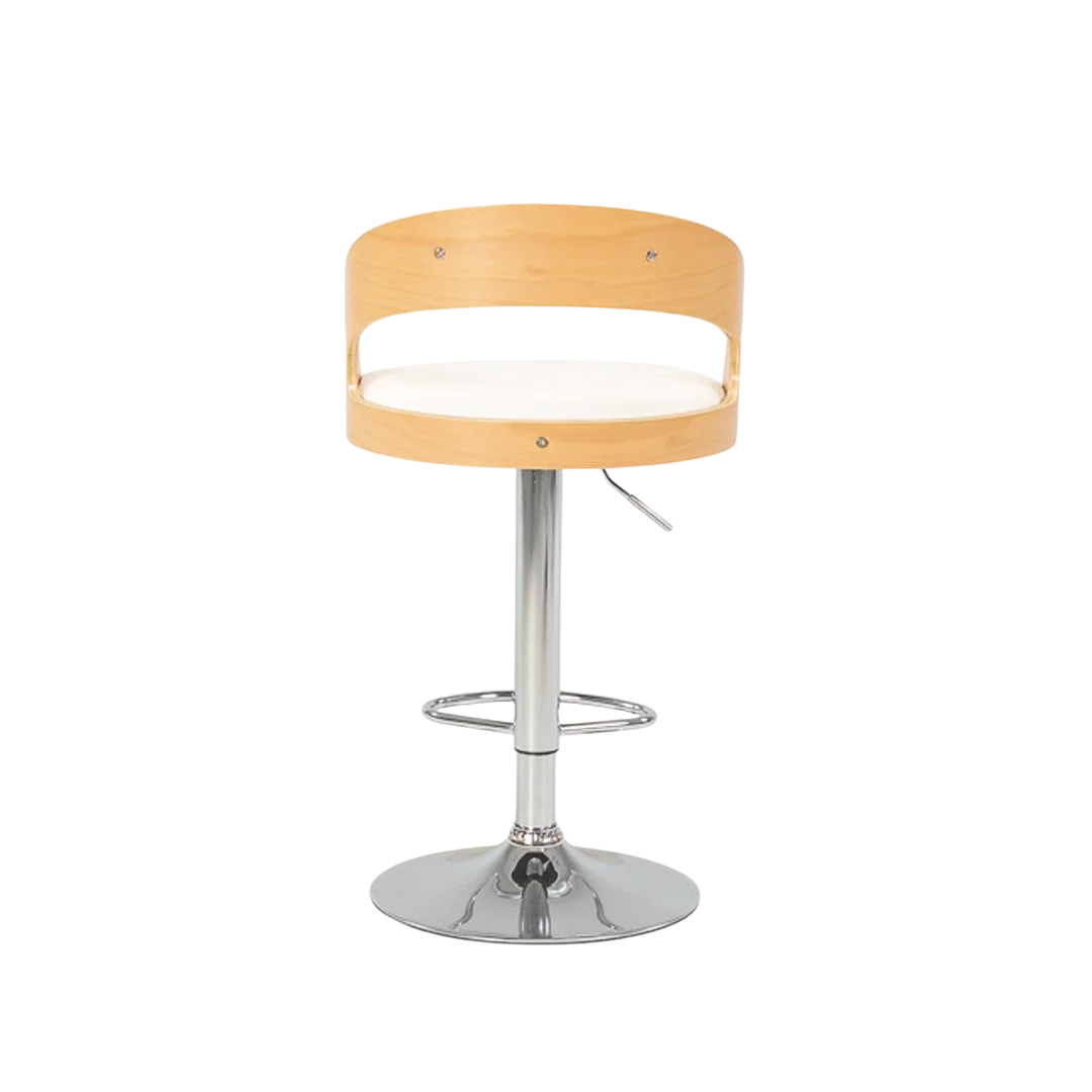 Captain Barstool (Gas Lift) White/Natural