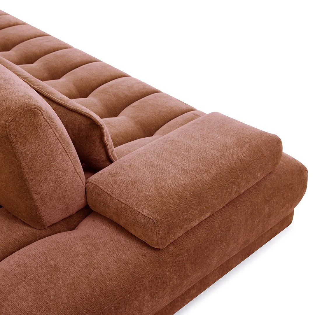 Catie 3.5str with Movable Back - Terracotta