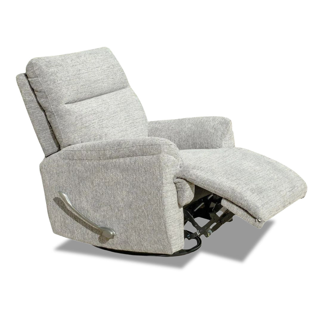Cleo Single Manual Recliner - Silver