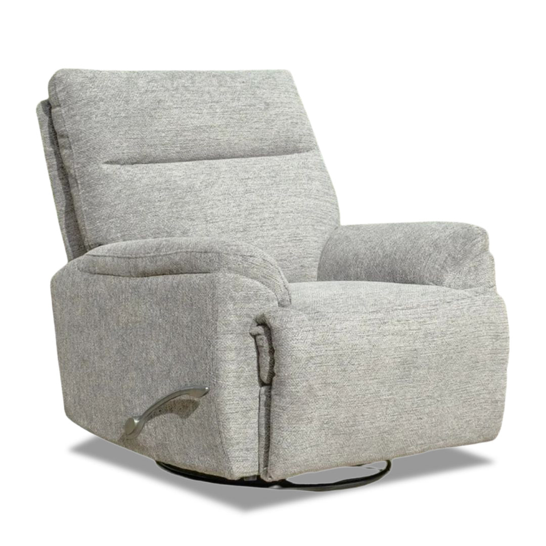 Cleo Single Manual Recliner - Silver