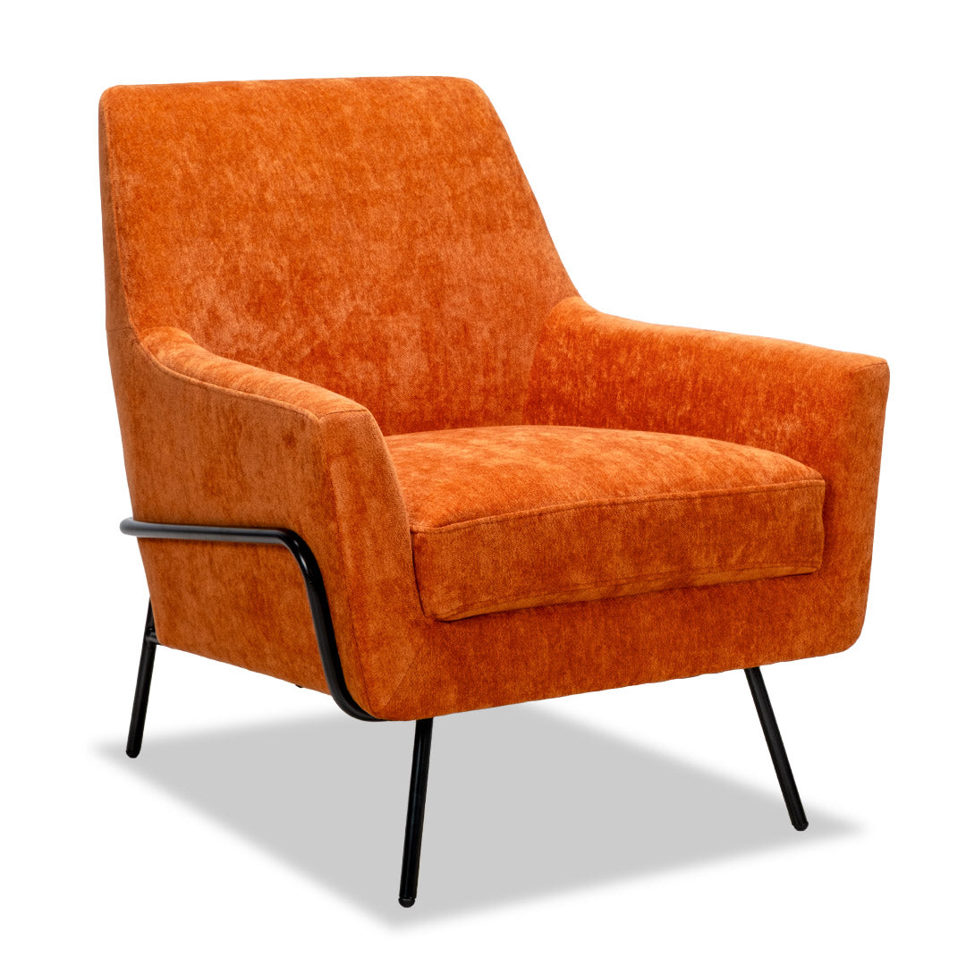 Cosmo Accent Chair - Tangerine