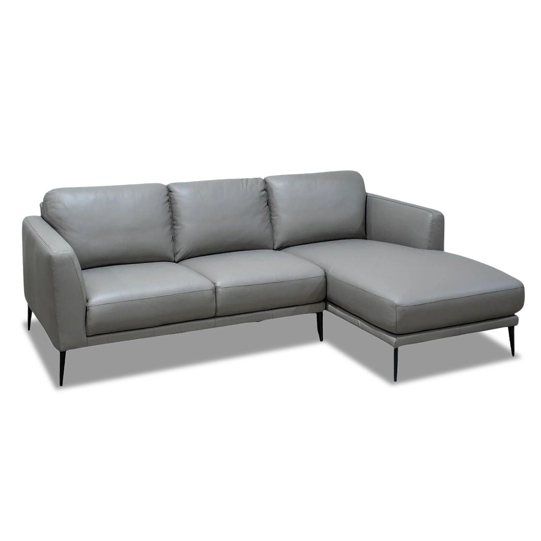 Dalton 3 Seater Chaise - Grey