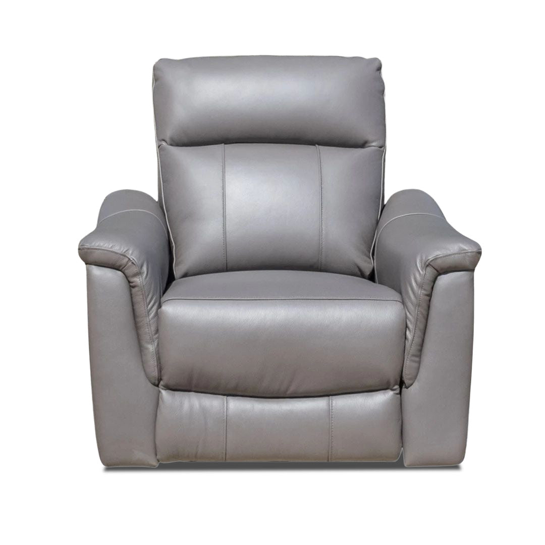 Donavan 1 Seat Electric Recliner - Graphite Leather