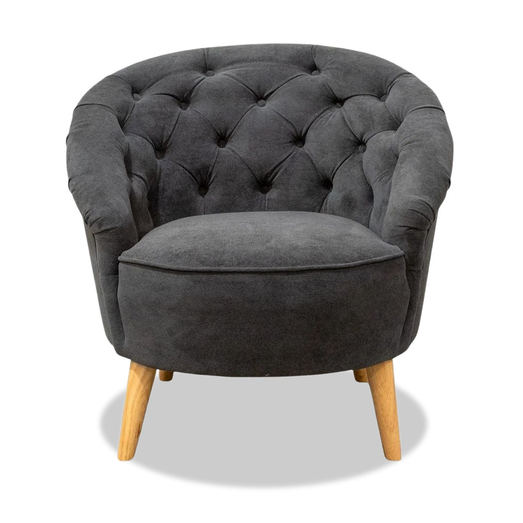 Florence Accent Chair - Charcoal