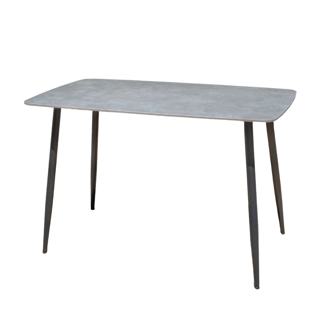 Gena Dining Table - Light Grey Ceramic