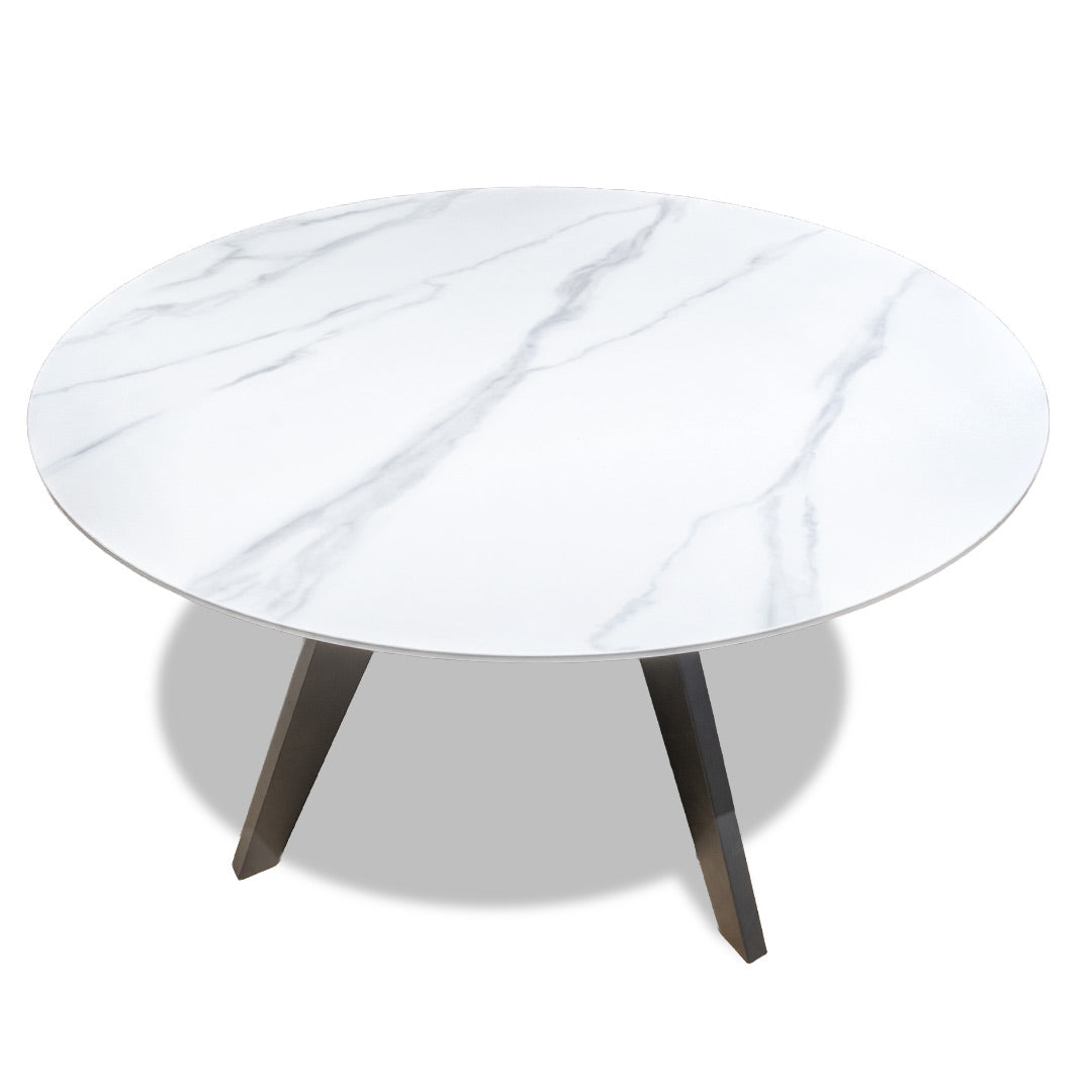 Global Dining Table - Snow White Ceramic