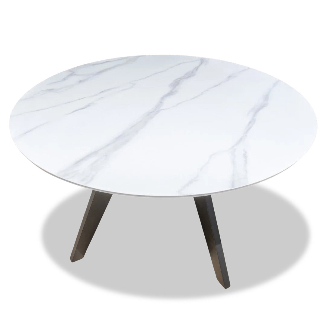 Global Dining Table - Snow White Ceramic
