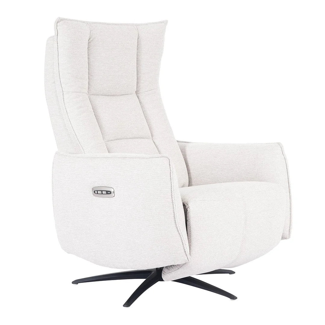 Laguna Recliner Chair - Latte Fabric