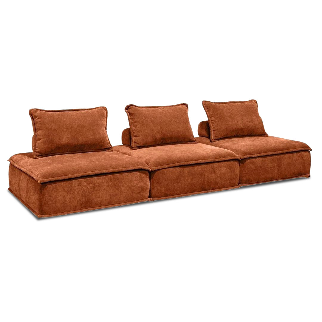 Lumen 3 Seater - Terracotta