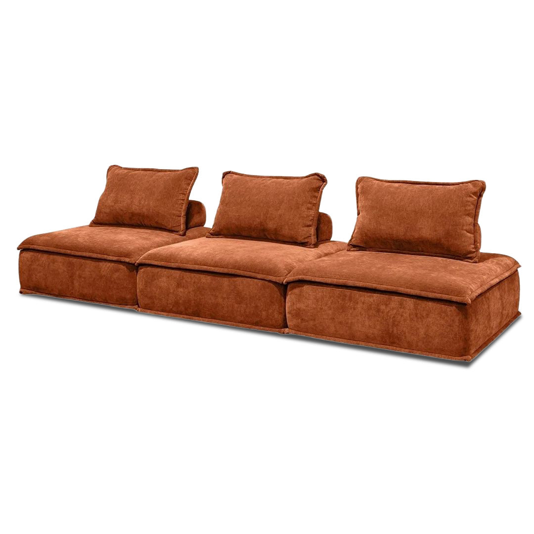Lumen 3 Seater - Terracotta