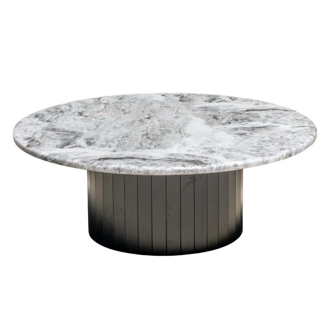 Maison Round Coffee Table - Black