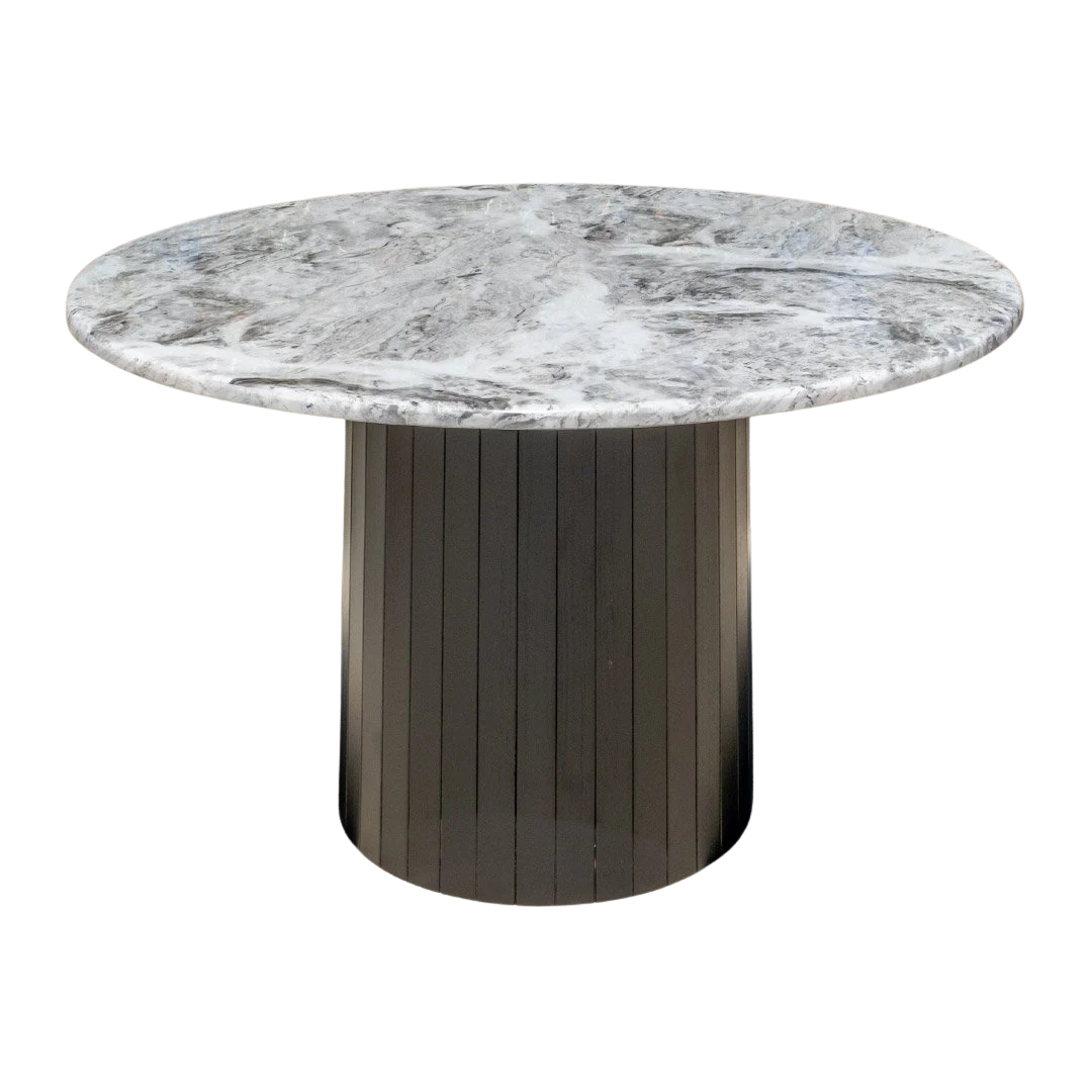 Maison Round Dining Table - Black