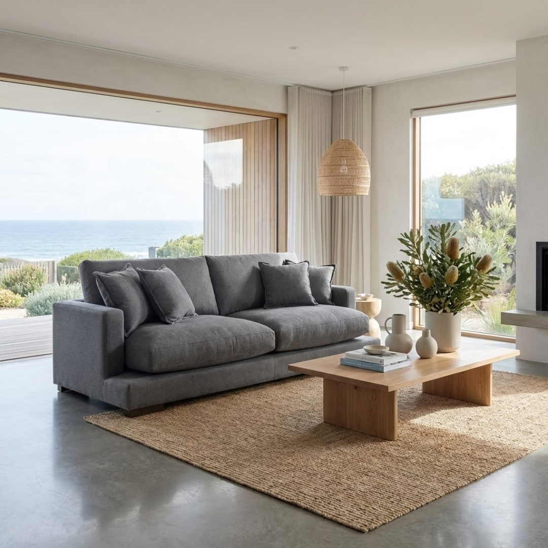 Byron 3 Seater - Dark Grey