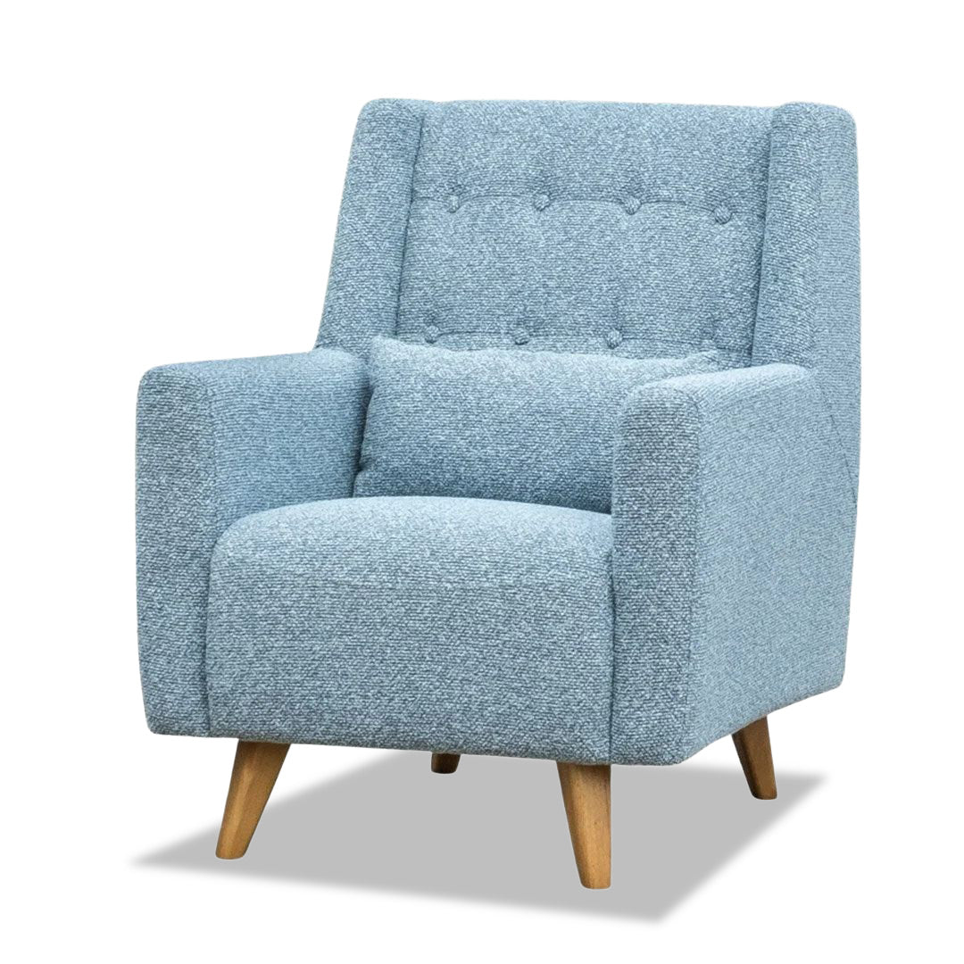 Mimi Accent Chair - Lisa Egg Blue