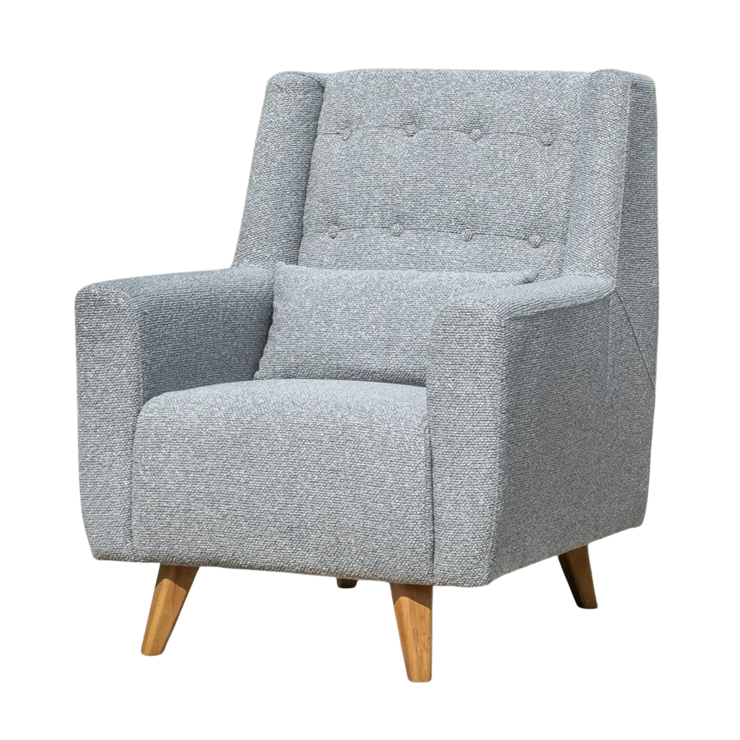 Mimi Accent Chair - Lisa Silver