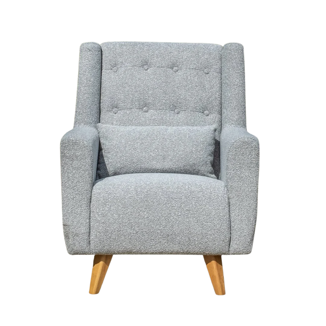 Mimi Accent Chair - Lisa Silver