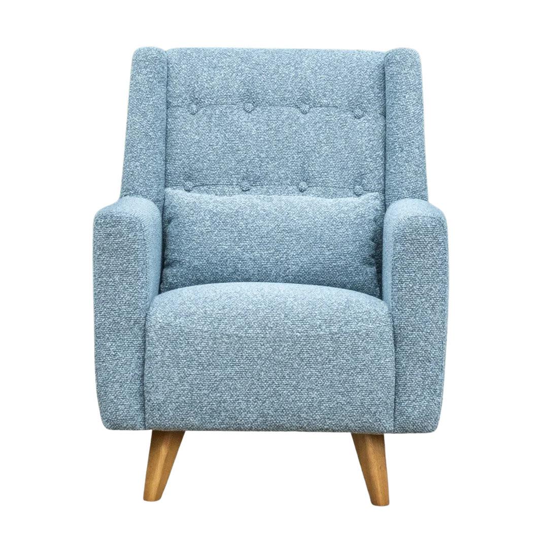Mimi Accent Chair - Lisa Egg Blue