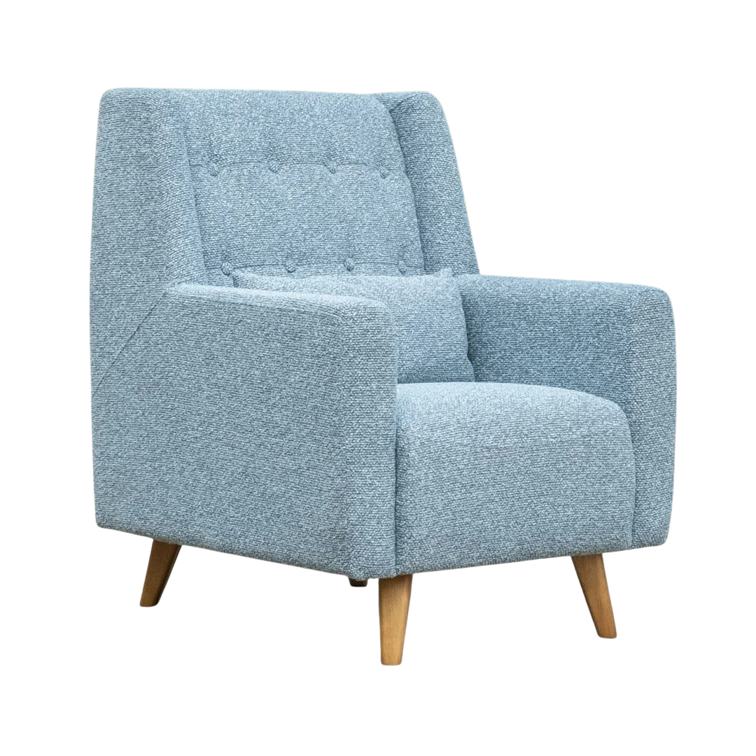 Mimi Accent Chair - Lisa Egg Blue