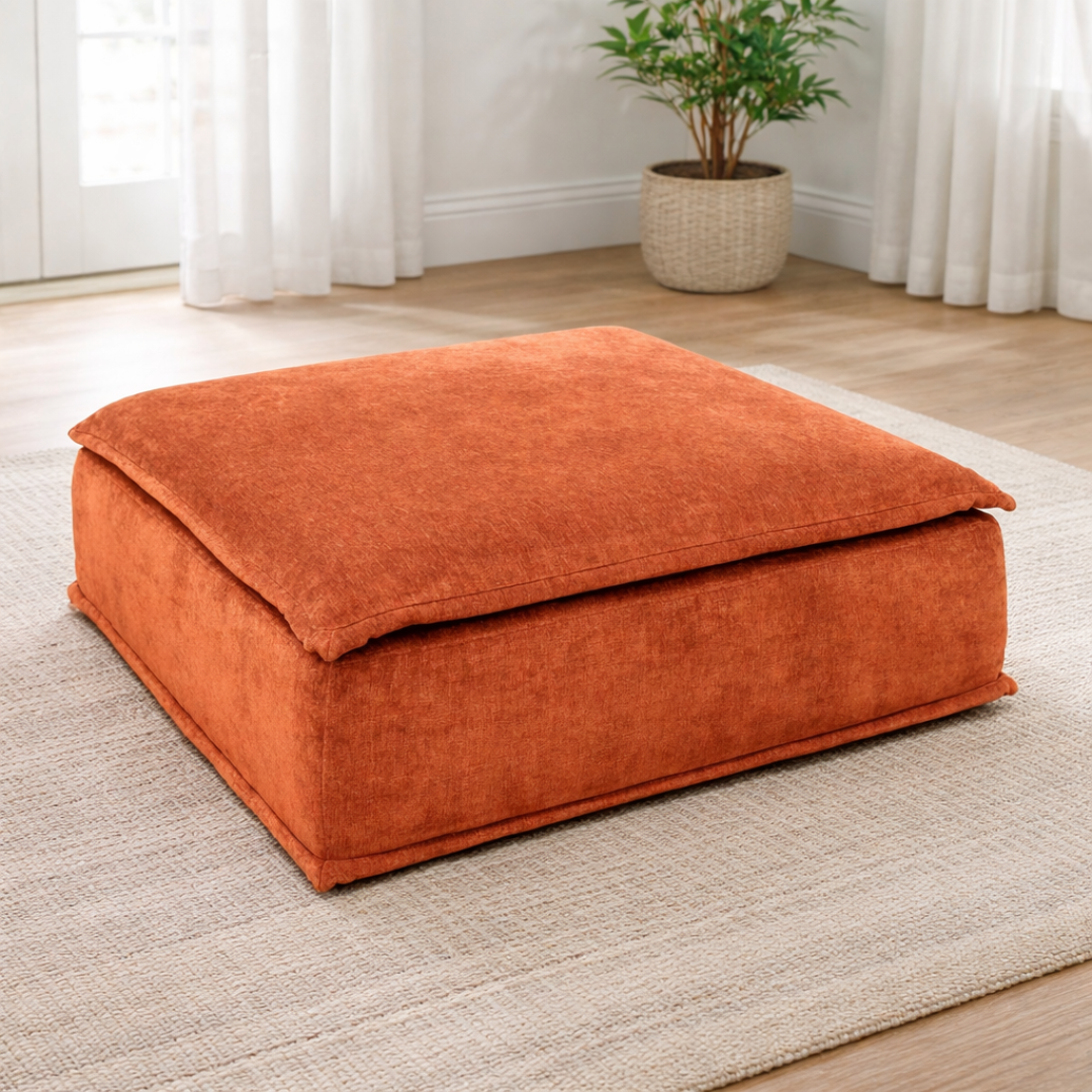 Lumen Ottoman - Terracotta