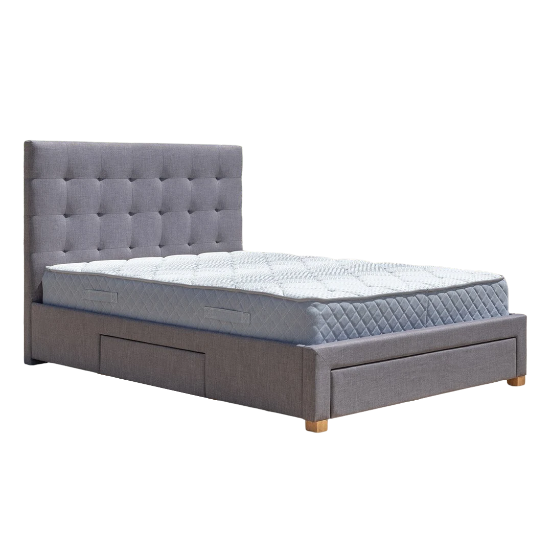 Neo Queen Storage Bed - Dark Grey