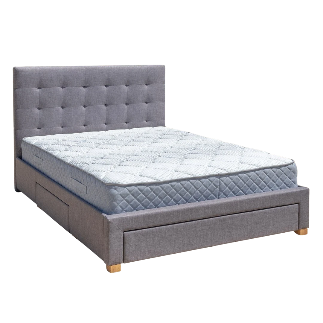 Neo Queen Storage Bed - Dark Grey