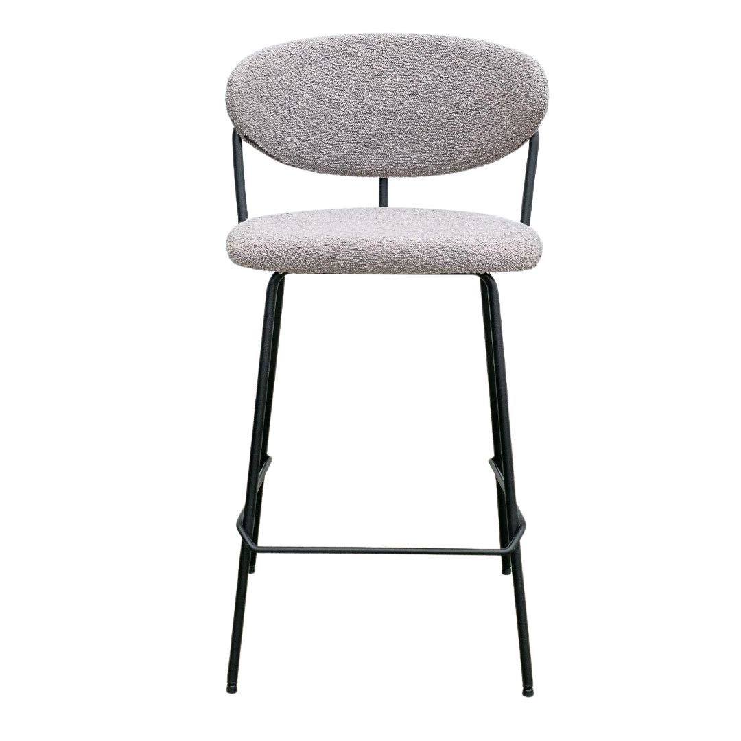 Pedro Bar Stool - Light Grey