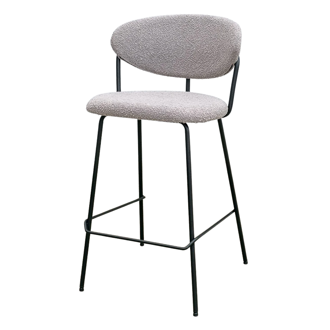 Pedro Bar Stool - Light Grey
