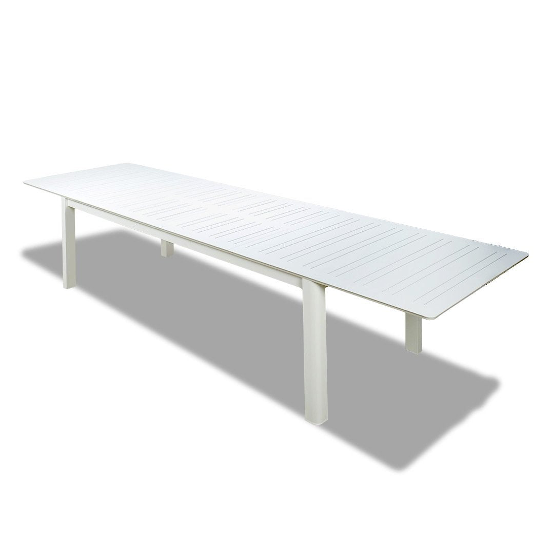 Pisa Outdoor Extension Table + 12 Santana Chairs