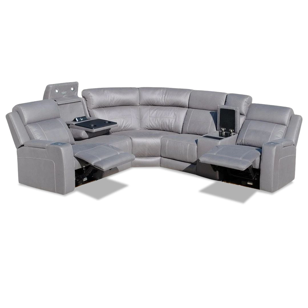 Quinn 5 Seat Electric Modular - Ash