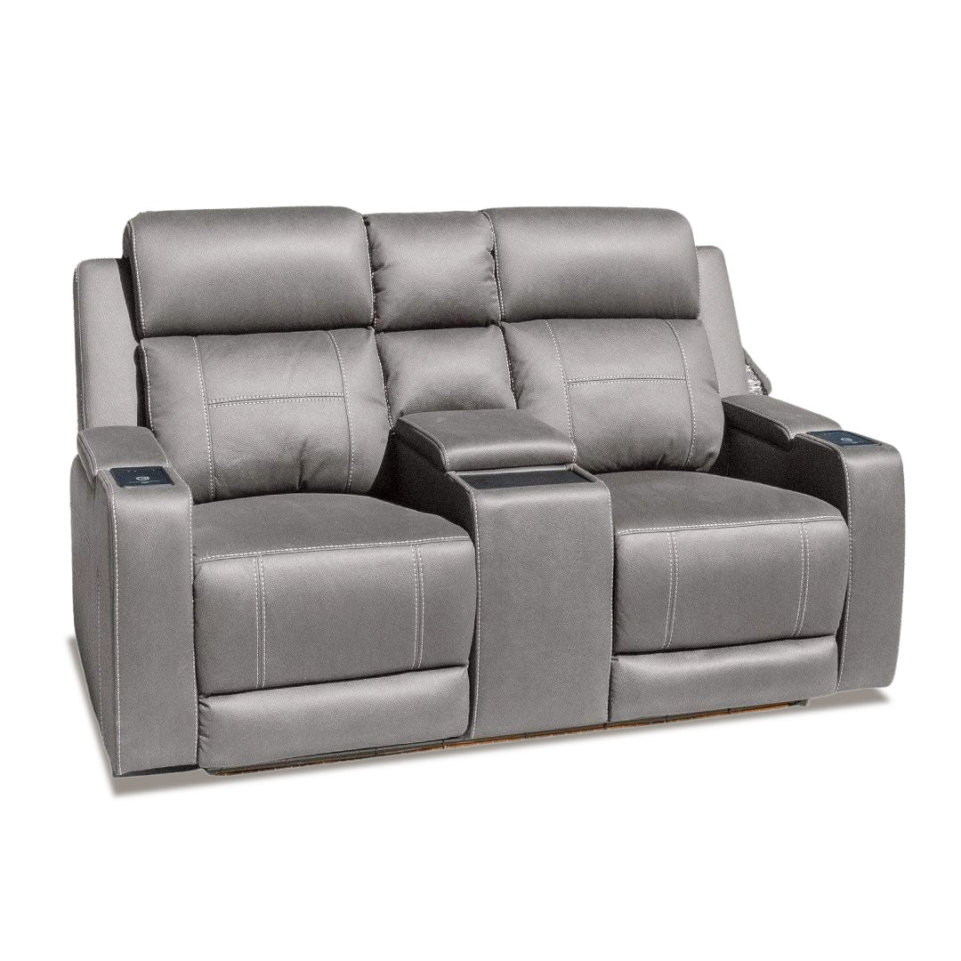 Quinn Dual Electric 2 Seater - Ash