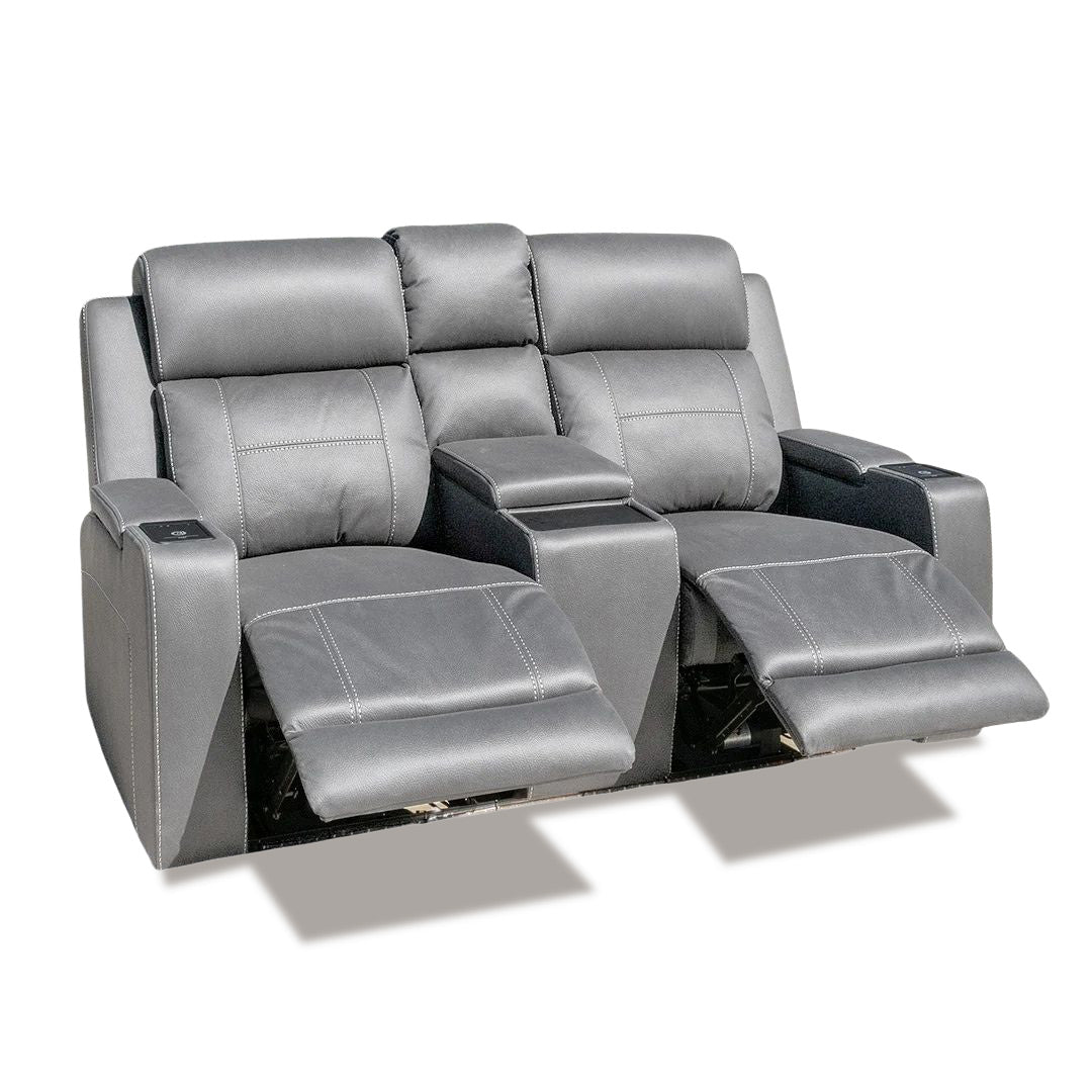 Quinn Dual Electric 2 Seater - Ash