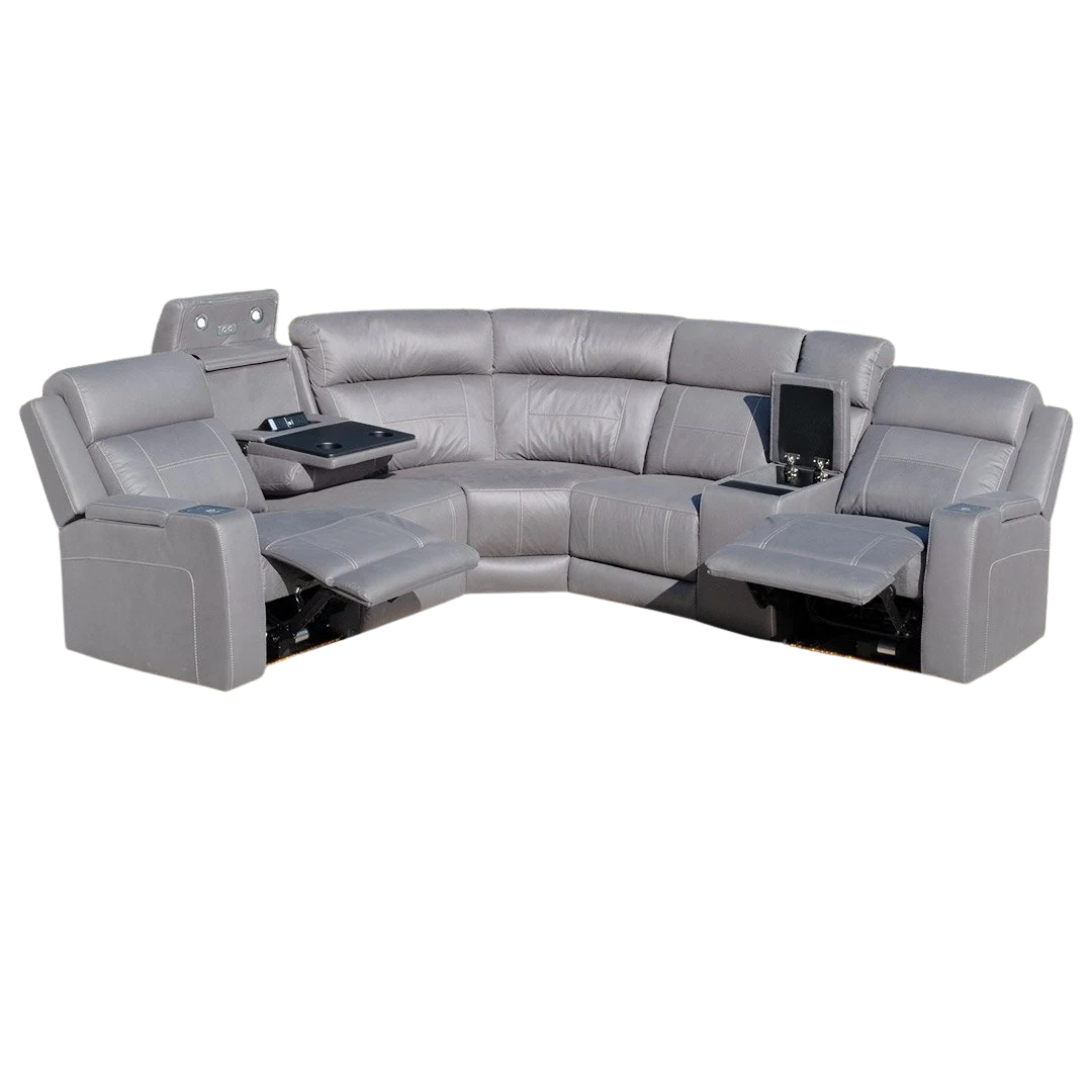 Quinn 5 Seat Electric Modular - Ash