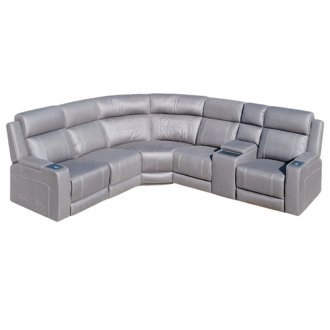 Quinn 5 Seat Electric Modular - Ash