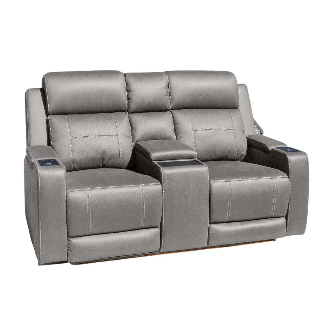 Quinn Dual Electric 2 Seater - Ash