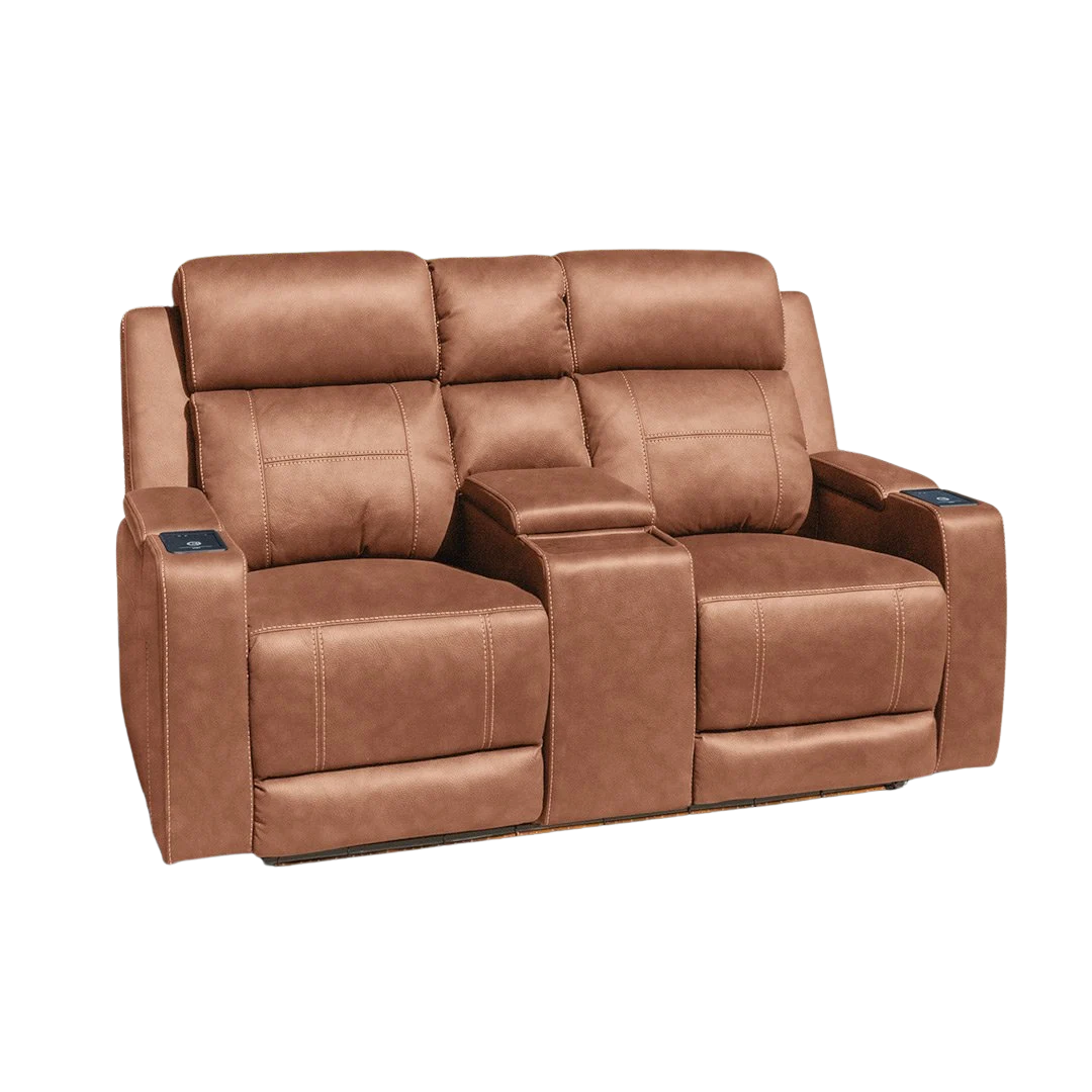 Quinn Dual Electric 2 Seater - Tan
