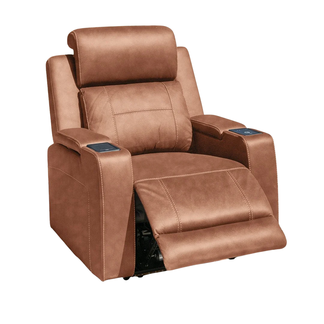 Quinn Dual Electric 1 Seater - Tan
