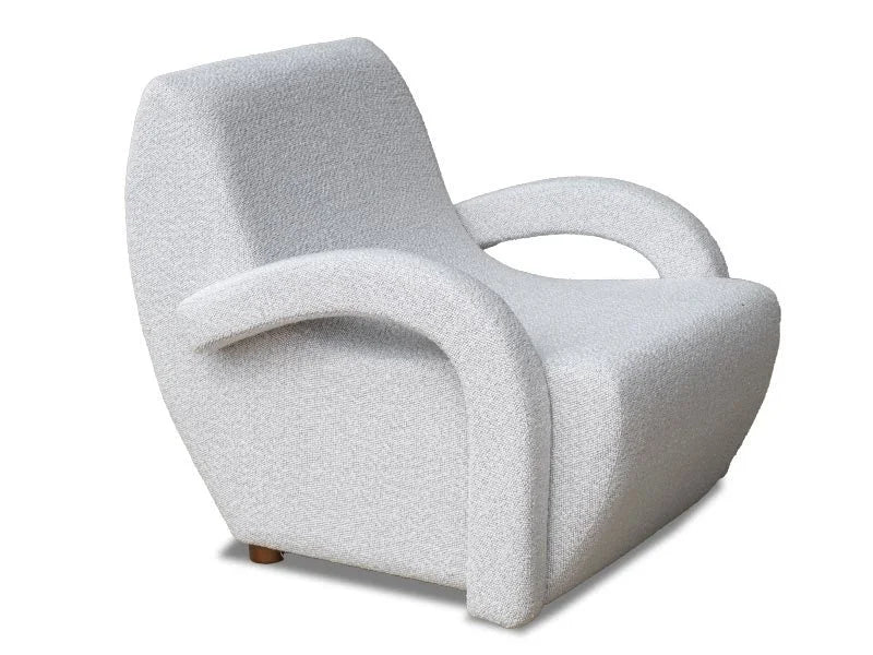 Retro Arm chair - Light Grey