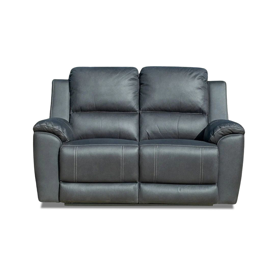 Rubix Electric 2 Seat Recliner Sofa - Jet (Black)