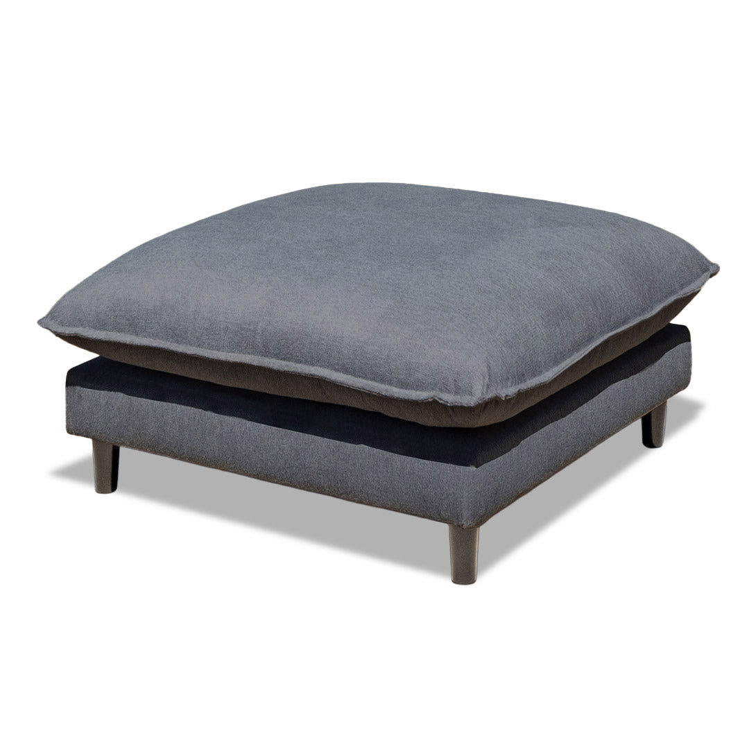 Santorini Ottoman - Dark Grey