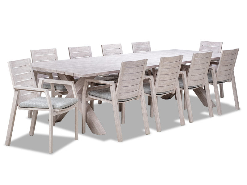 Tuscan 3m Outdoor Table + 10 Chairs