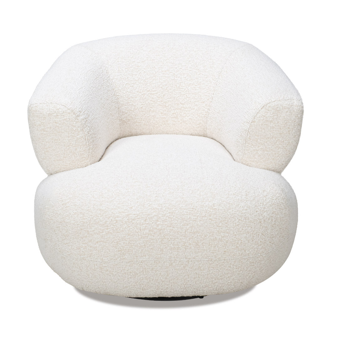 Zion Swivel Chair - Cream